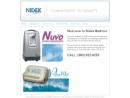 Website Snapshot of NIDEK MEDICAL PRODUCTS INC