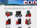 Website Snapshot of Nikro Industries, Inc.