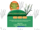 Website Snapshot of Natural Nutrition Center