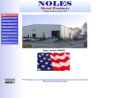 Website Snapshot of Noles Metal Products, Vance