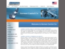 Website Snapshot of Coffman Mfg. Corp., Norman Control Div.