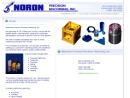 Website Snapshot of Noron Precision Machining