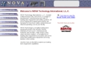 Website Snapshot of Nova Technology International, L.L.C.