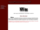Website Snapshot of NATIONAL PRECISION INSTRUMENTS