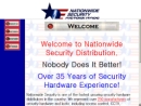 Website Snapshot of NATIONWIDE SECURITY DISTRIBUTORS