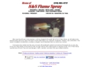 Website Snapshot of N & S Flame Spray