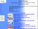 Website Snapshot of Nutel Wireless
