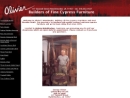 Website Snapshot of Olivier's Woodworks