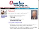 Website Snapshot of Olmsted Printing, Inc.