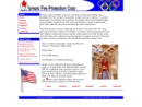 Website Snapshot of OLYMPIC FIRE PROTECTION CORP