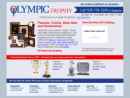 Website Snapshot of Olympic Trophy Manufacturing