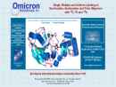 Website Snapshot of OMICRON BIOCHEMICALS, INC