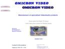 Website Snapshot of Omicron Video