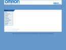 Website Snapshot of Omron Automotive Electronics