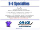 Website Snapshot of S & J Specialties