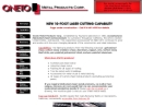 Website Snapshot of Oneto Metal Products Corp.