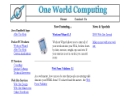 Website Snapshot of ONE WORLD COMPUTING CORPORATION