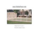 Website Snapshot of Southington Rustic Fence Company