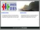 Website Snapshot of ONSITE OCCUPATIONAL HEALTH & S