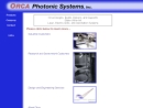 Website Snapshot of Orca Photonic Systems, Inc.