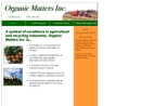 Website Snapshot of Organic Matters, Inc.