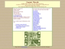 Website Snapshot of Organic Threads