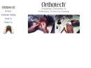 Website Snapshot of Ortho Tech Orthodontic Lab