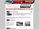 Website Snapshot of Owens Products, Inc.