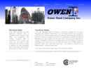 Website Snapshot of OWEN STEEL COMPANY INC