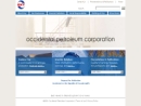 Website Snapshot of OXY Chemical Corp