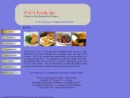 Website Snapshot of PACA FOODS INC