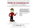 Website Snapshot of PACIFIC AIR CONSULTANTS, INC