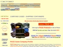 Website Snapshot of PACKAGING AND CASES ENTERPRISE INC