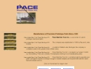 Website Snapshot of Pace Machine Tool, Inc.