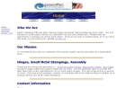 Website Snapshot of Pacific Hardware Mfg. Co.
