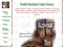 Website Snapshot of Pacific Hazelnut Candy Factory