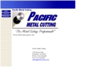 Website Snapshot of Pacific Metal Cutting
