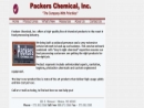 Website Snapshot of Packers' Chemical Inc