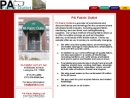 Website Snapshot of Pennsylvania Fabric Outlet Inc