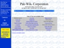 Website Snapshot of Pak-WIK Corp.