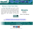 Website Snapshot of Stratis Plastic Pallets