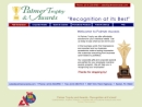 Website Snapshot of Palmer Trophy & Awards