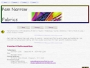 Website Snapshot of Pam Narrow Fabrics Corp