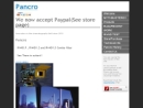 Website Snapshot of Pancro Mirrors, Inc.