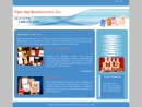 Website Snapshot of Paperbag Manfacturers, Inc.
