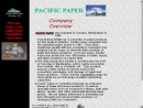Website Snapshot of PACIFIC PAPER PRODUCTS INC