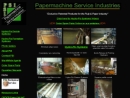 Website Snapshot of Papermachine Service Industries