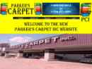 Website Snapshot of Parker's Carpet Inc
