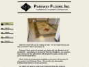 Website Snapshot of PARKWAY FLOORS, INC