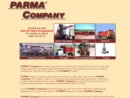 Website Snapshot of Parma Co.